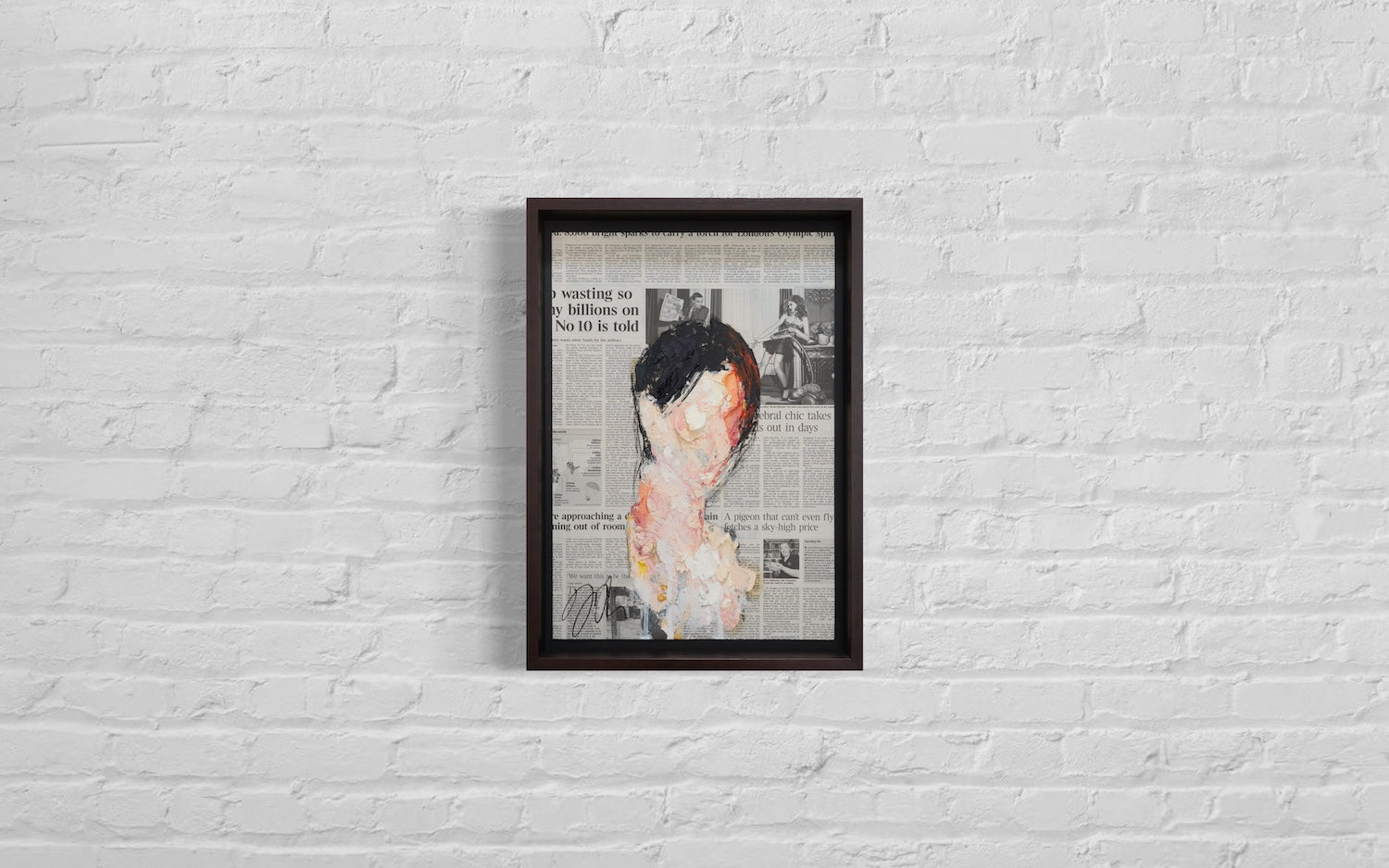mirror series UNTITLED Portrait (Large size) contemporary painting art
