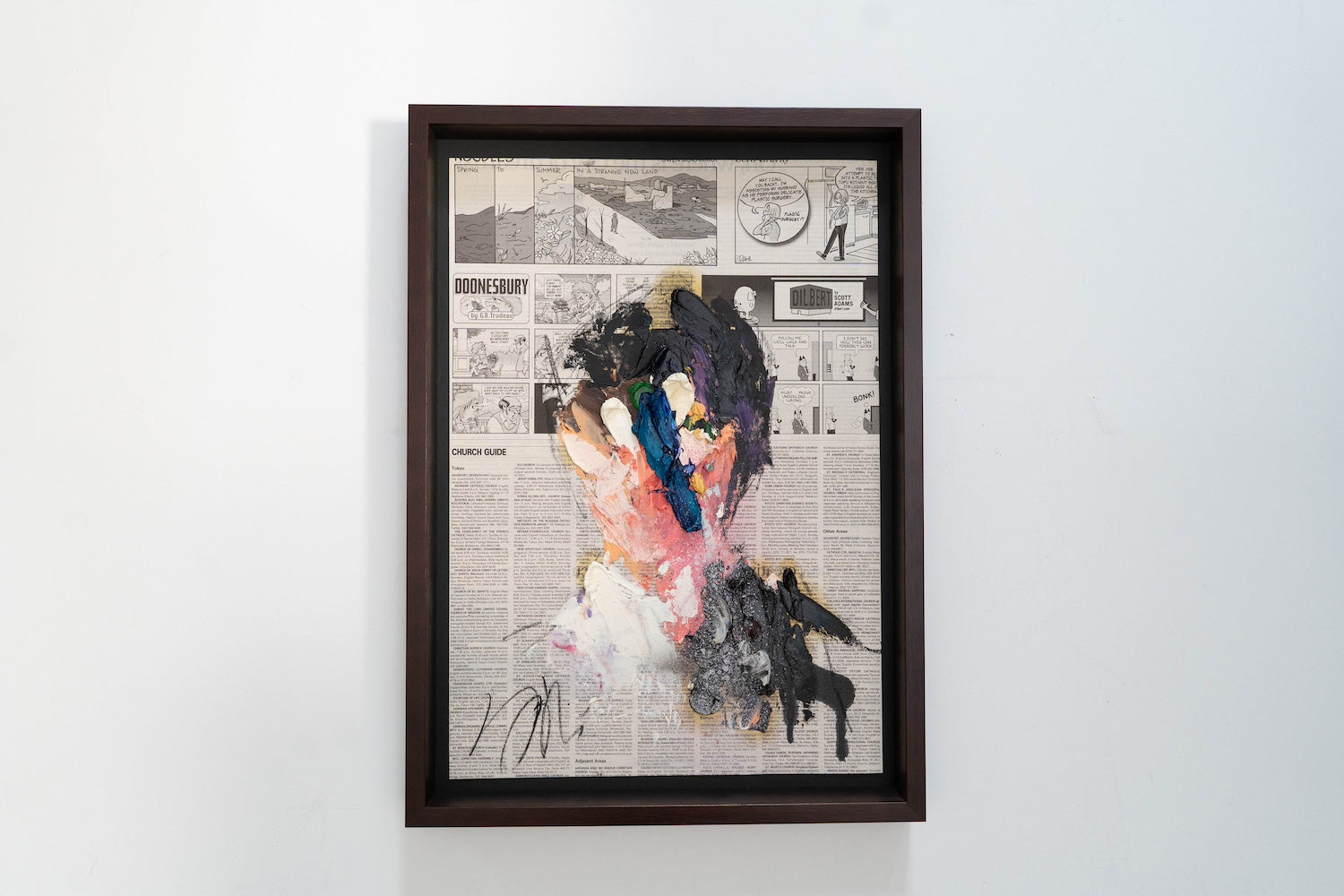 mirror series UNTITLED Portrait (Large size) contemporary painting art
