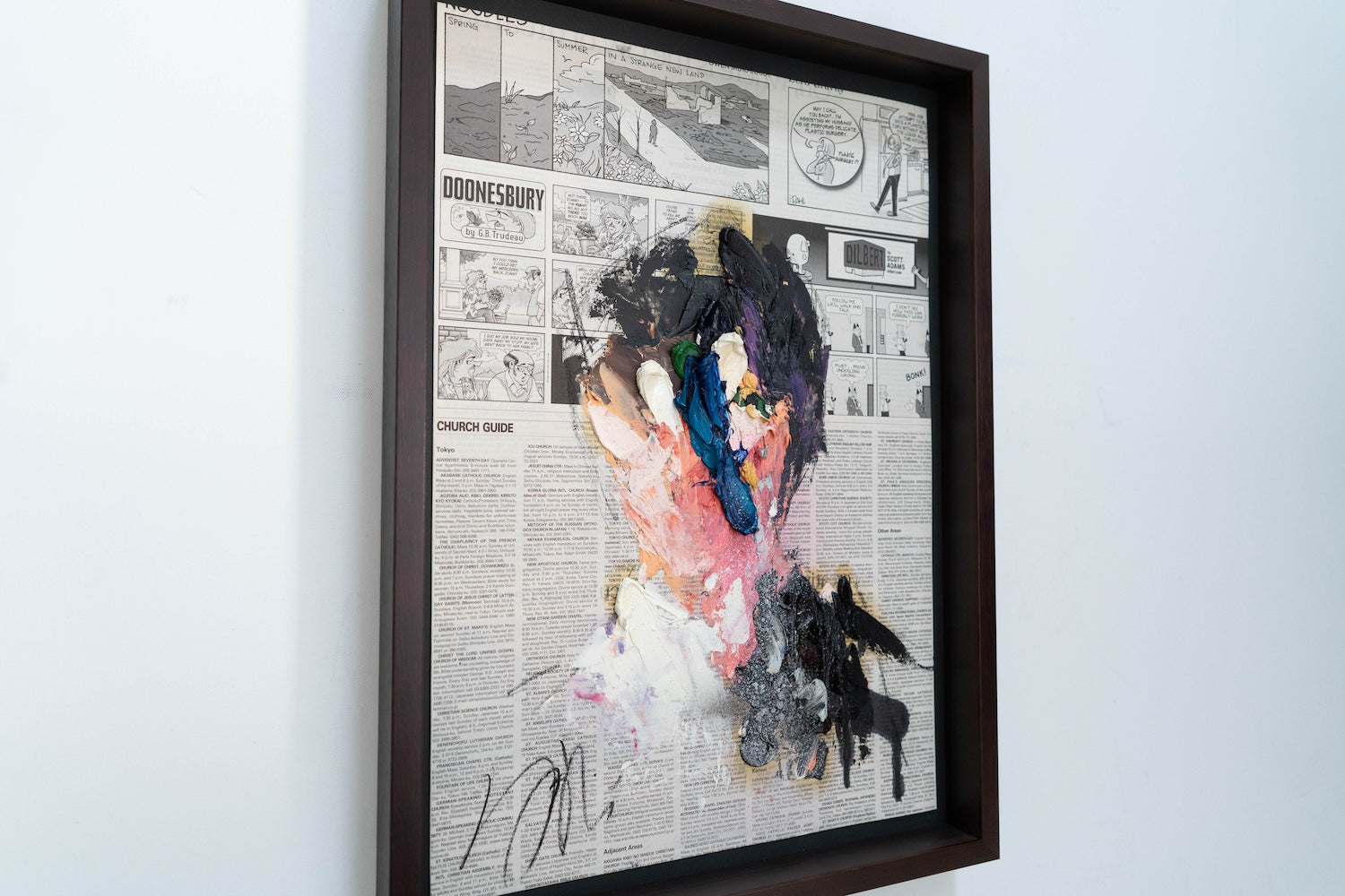 mirror series UNTITLED Portrait (Large size) contemporary painting art