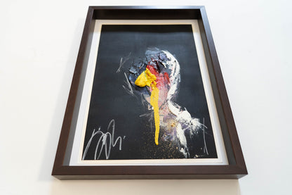 mirror series Yellow Portrait work contemporary painting art