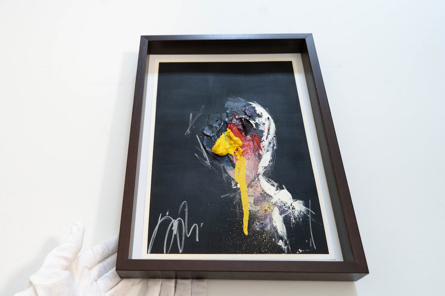 mirror series Yellow Portrait work contemporary painting art