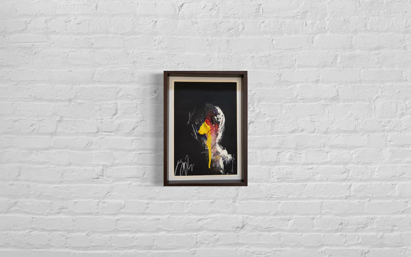 mirror series Yellow Portrait work contemporary painting art