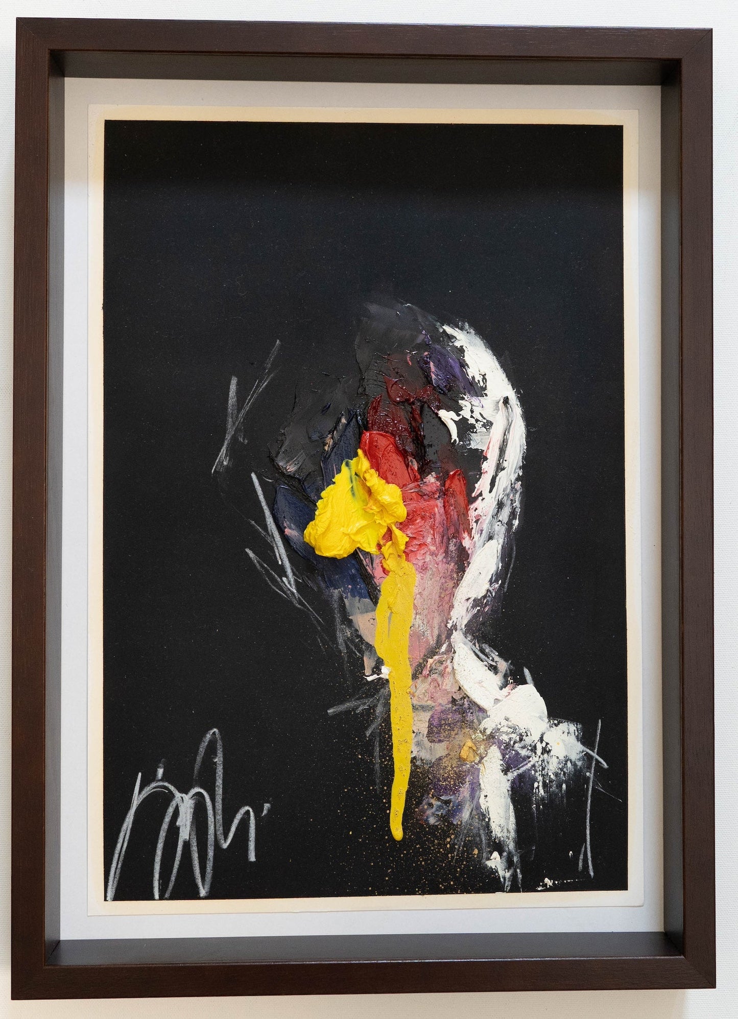 mirror series Yellow Portrait work contemporary painting art