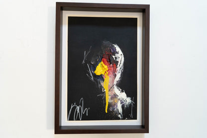 mirror series Yellow Portrait work contemporary painting art