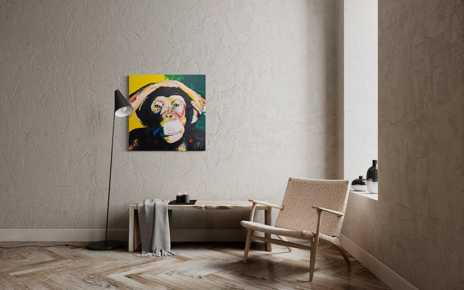 Monkey contemporary painting art