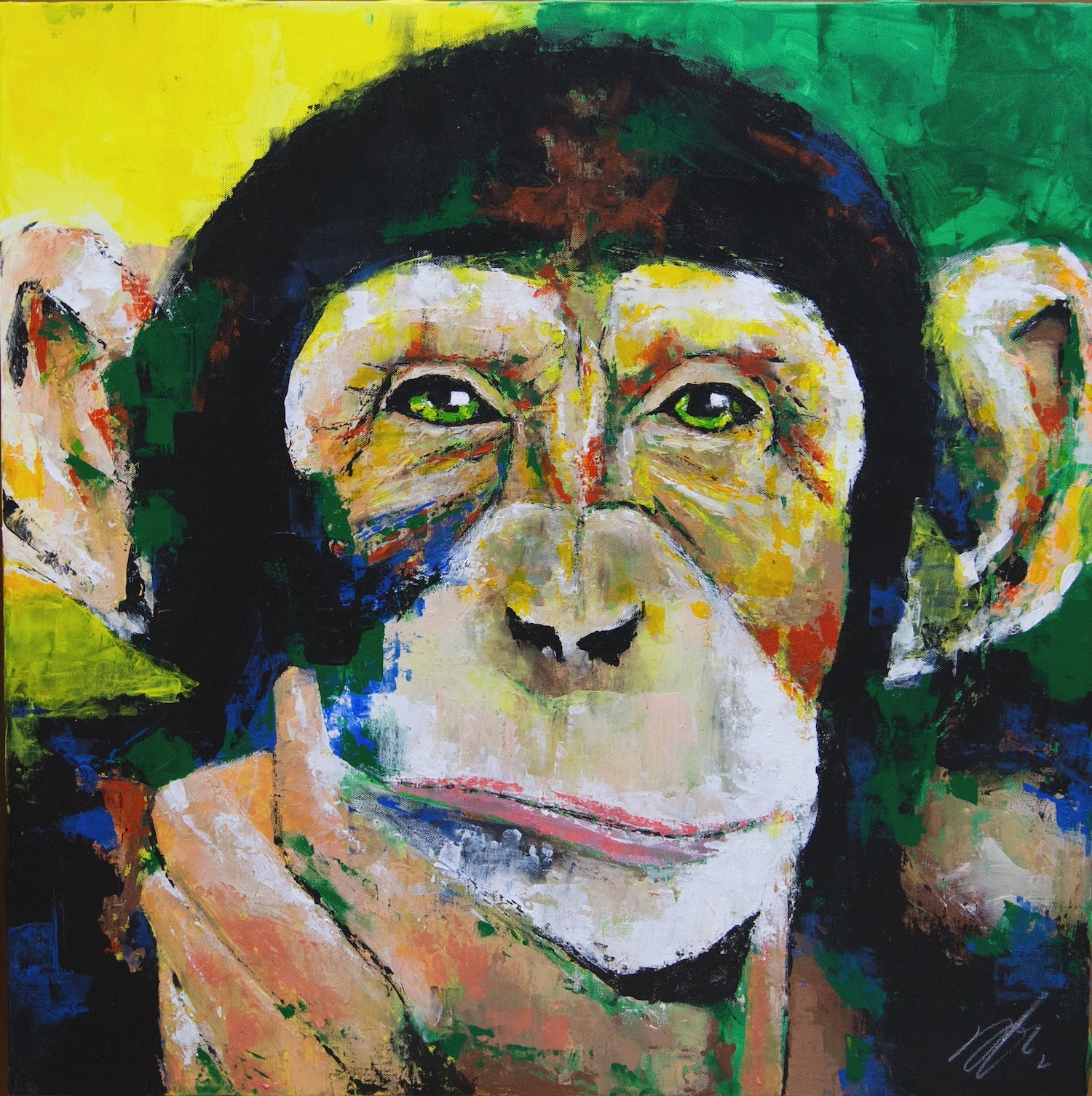 Monkey contemporary painting art