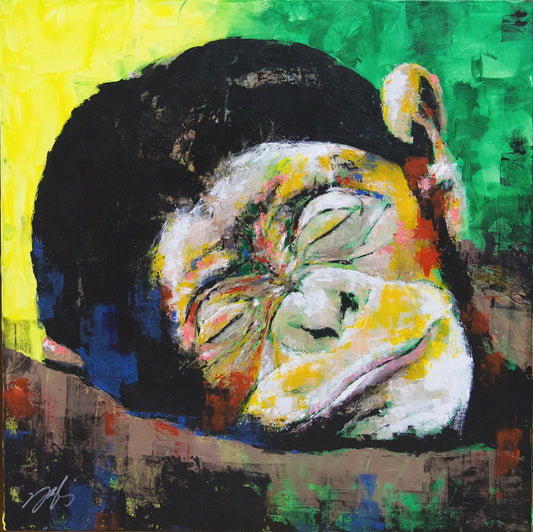 Monkey contemporary painting art