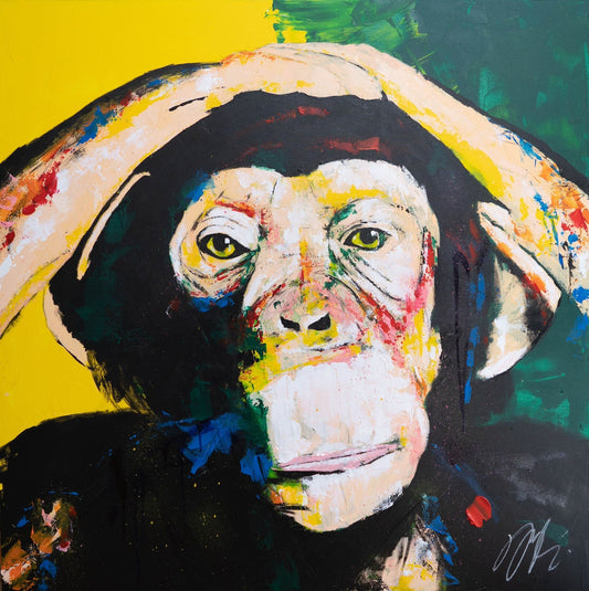 Monkey contemporary painting art