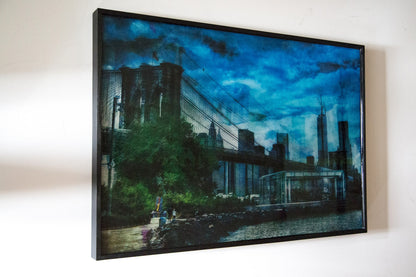 New York Brooklyn Bridge contemporary painting art