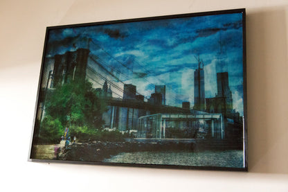 New York Brooklyn Bridge contemporary painting art