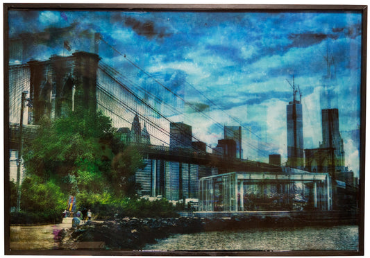 New York Brooklyn Bridge contemporary painting art