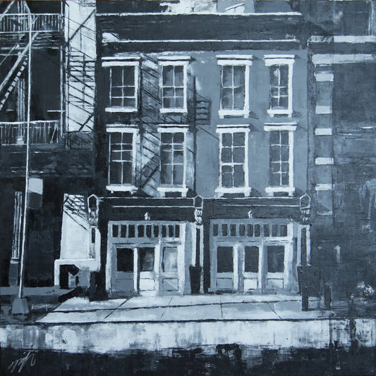 New York city scape composition #11 contemporary painting art