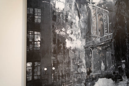 New York city scape composition #14 contemporary painting art