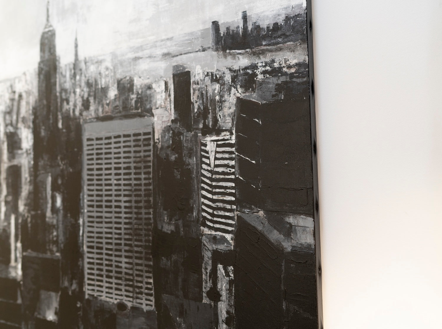 New York city scape composition #15 contemporary painting art