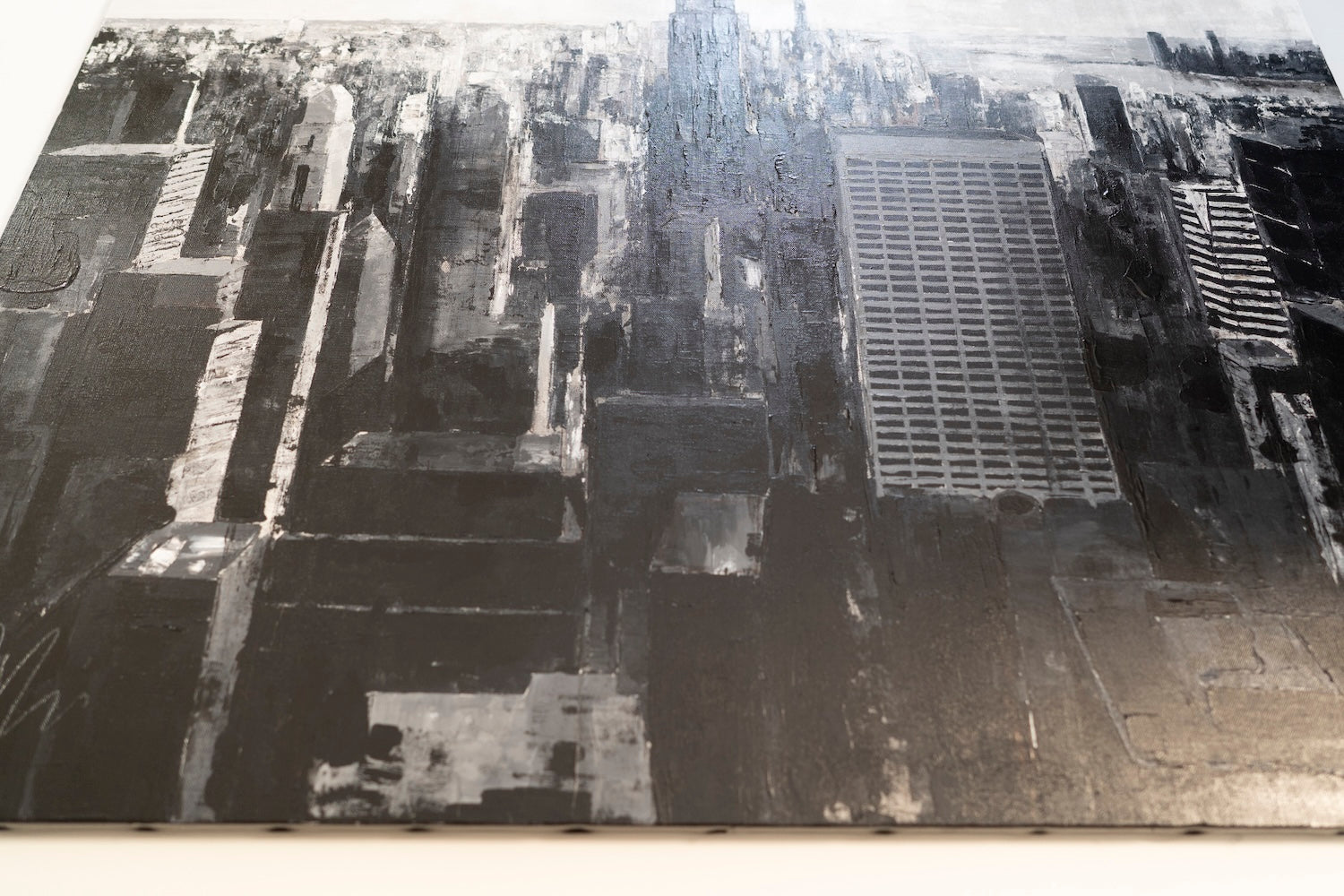 New York city scape composition #15 contemporary painting art