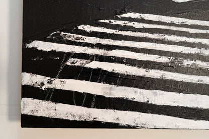 New York city scape composition #16 contemporary painting art
