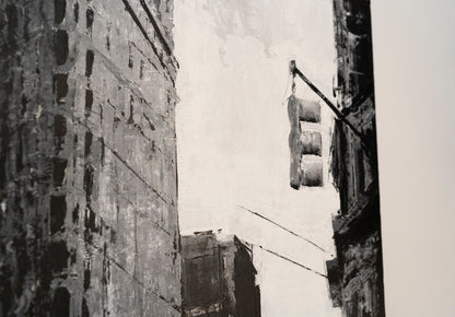 New York city scape composition #16 contemporary painting art
