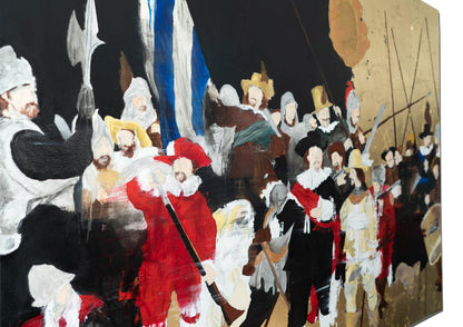 Night Watch contemporary after Rembrandt contemporary painting art