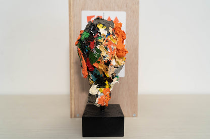 Orange contemporary painting art
