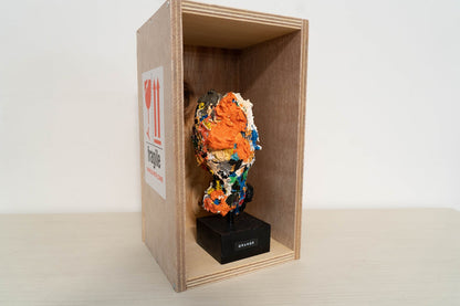 Orange contemporary painting art