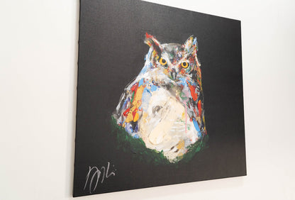 owl contemporary painting art