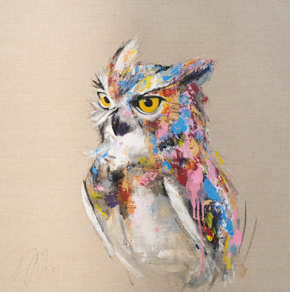 owl contemporary painting art