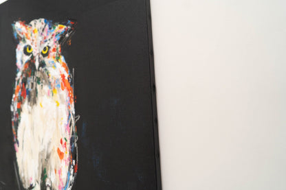 Owl contemporary painting art