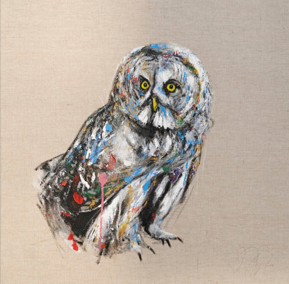 owl contemporary painting art