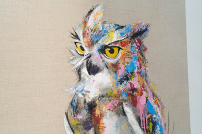 owl contemporary painting art