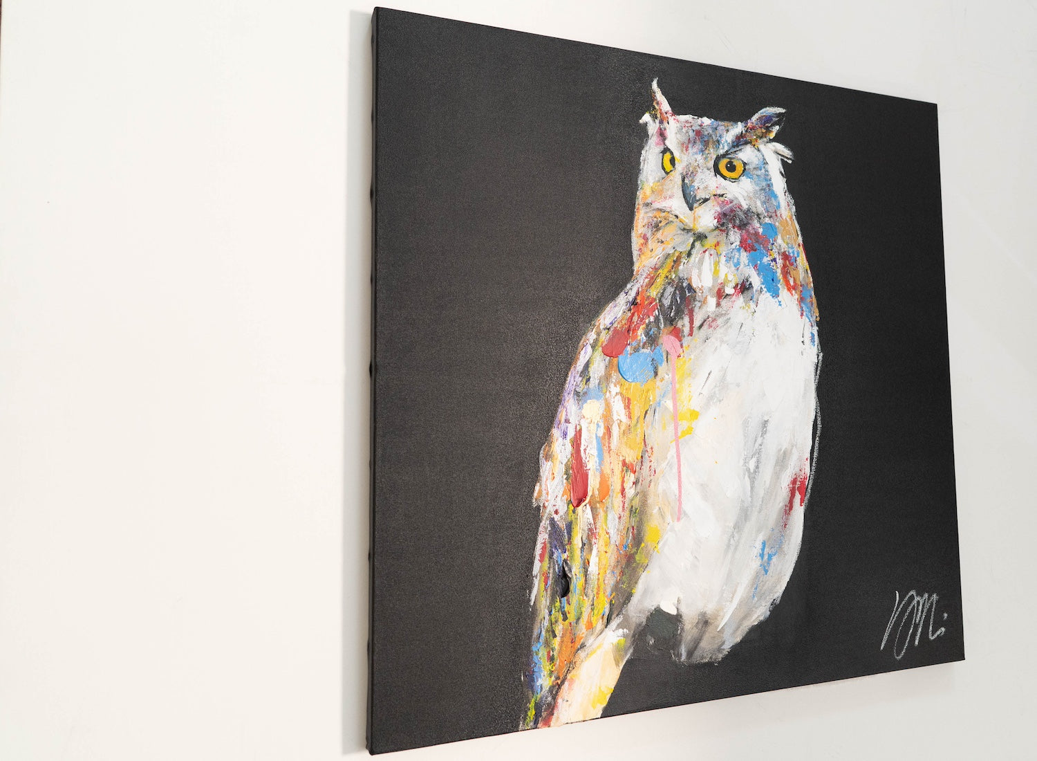 owl contemporary painting art