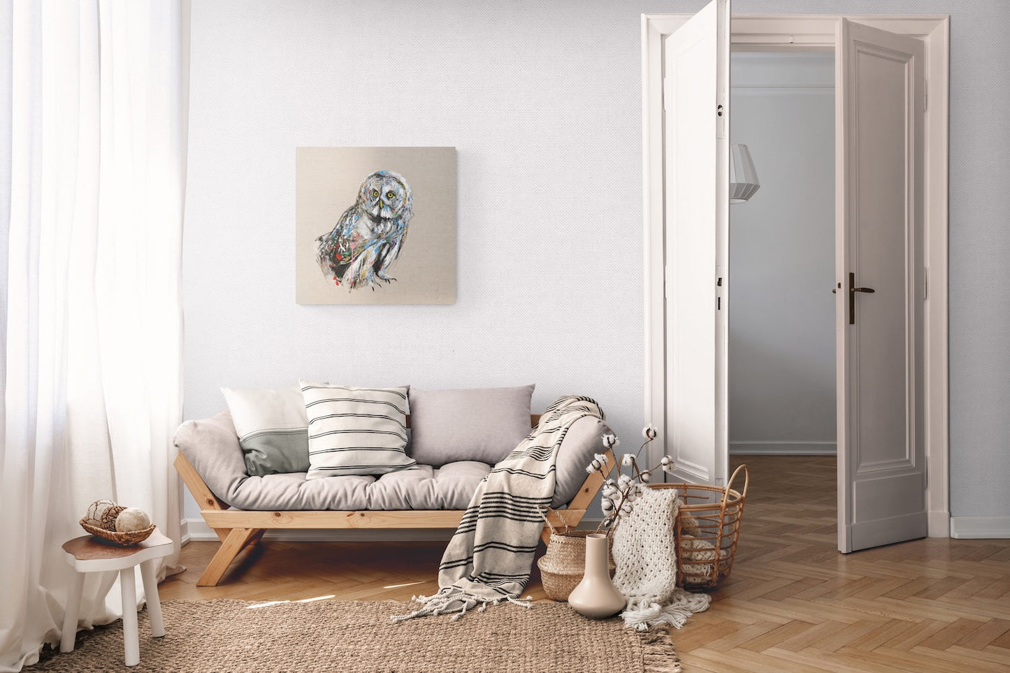 owl contemporary painting art