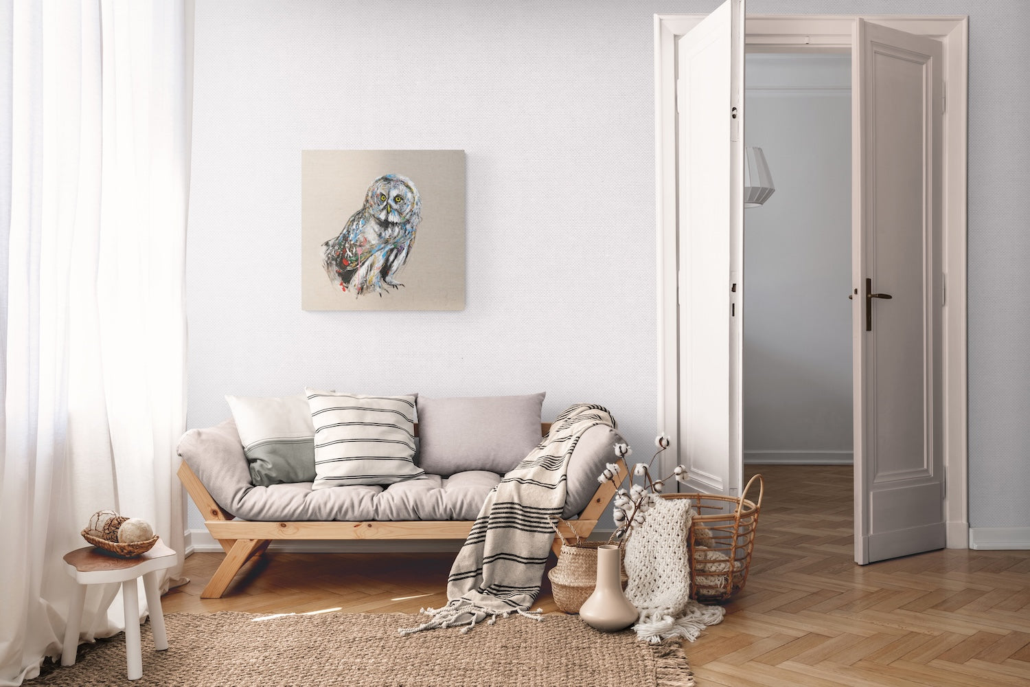 owl contemporary painting art