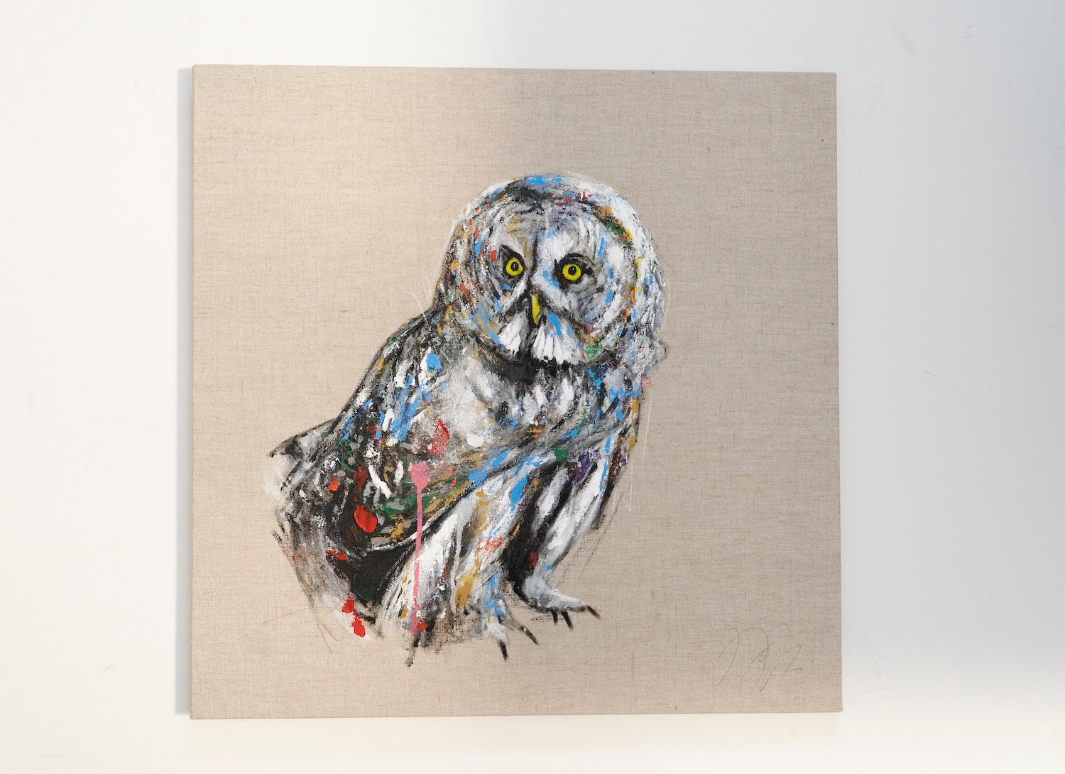 owl contemporary painting art