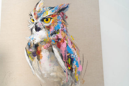 owl contemporary painting art
