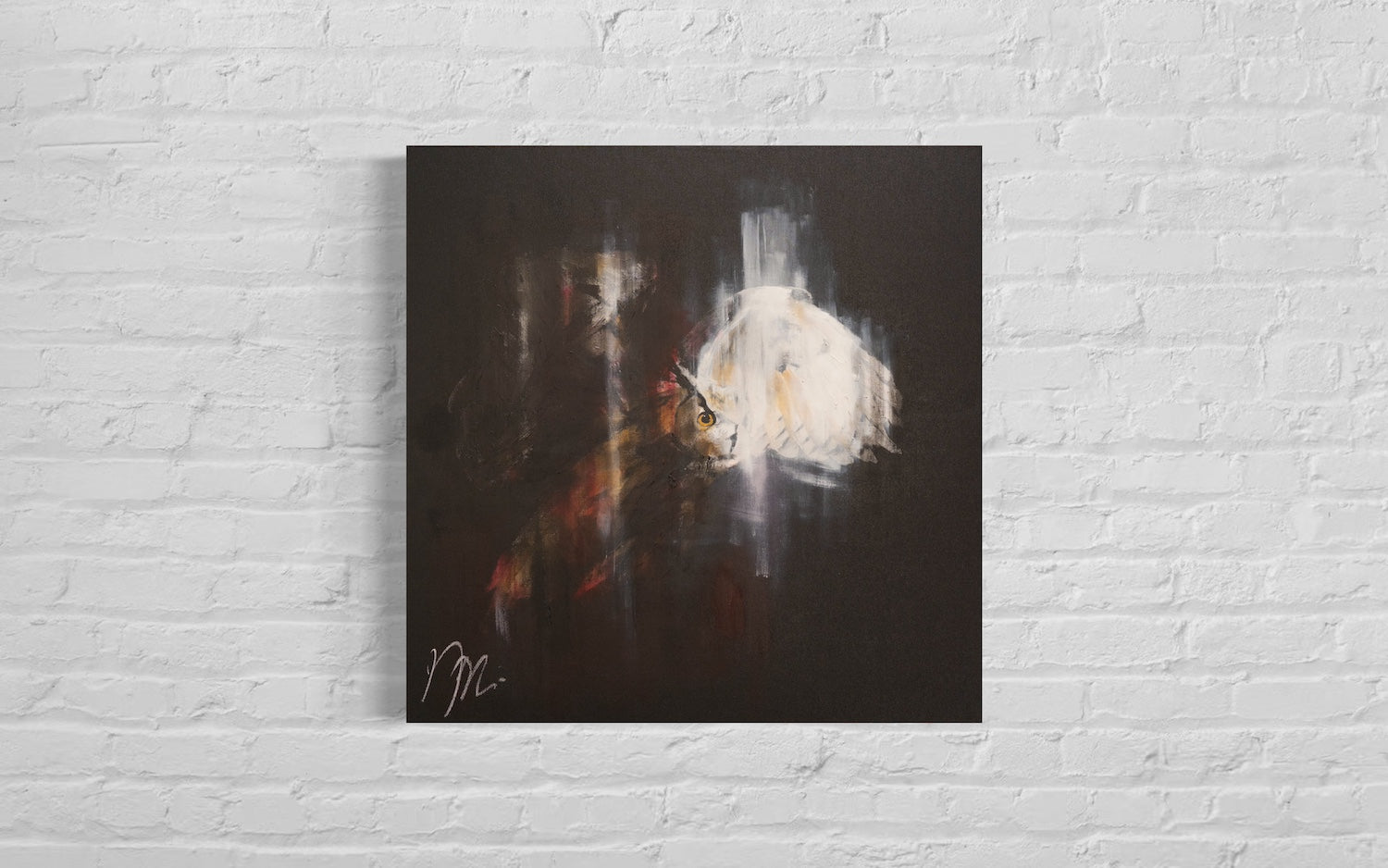 owl contemporary painting art