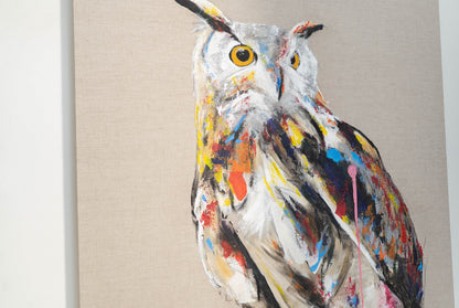owl contemporary painting art