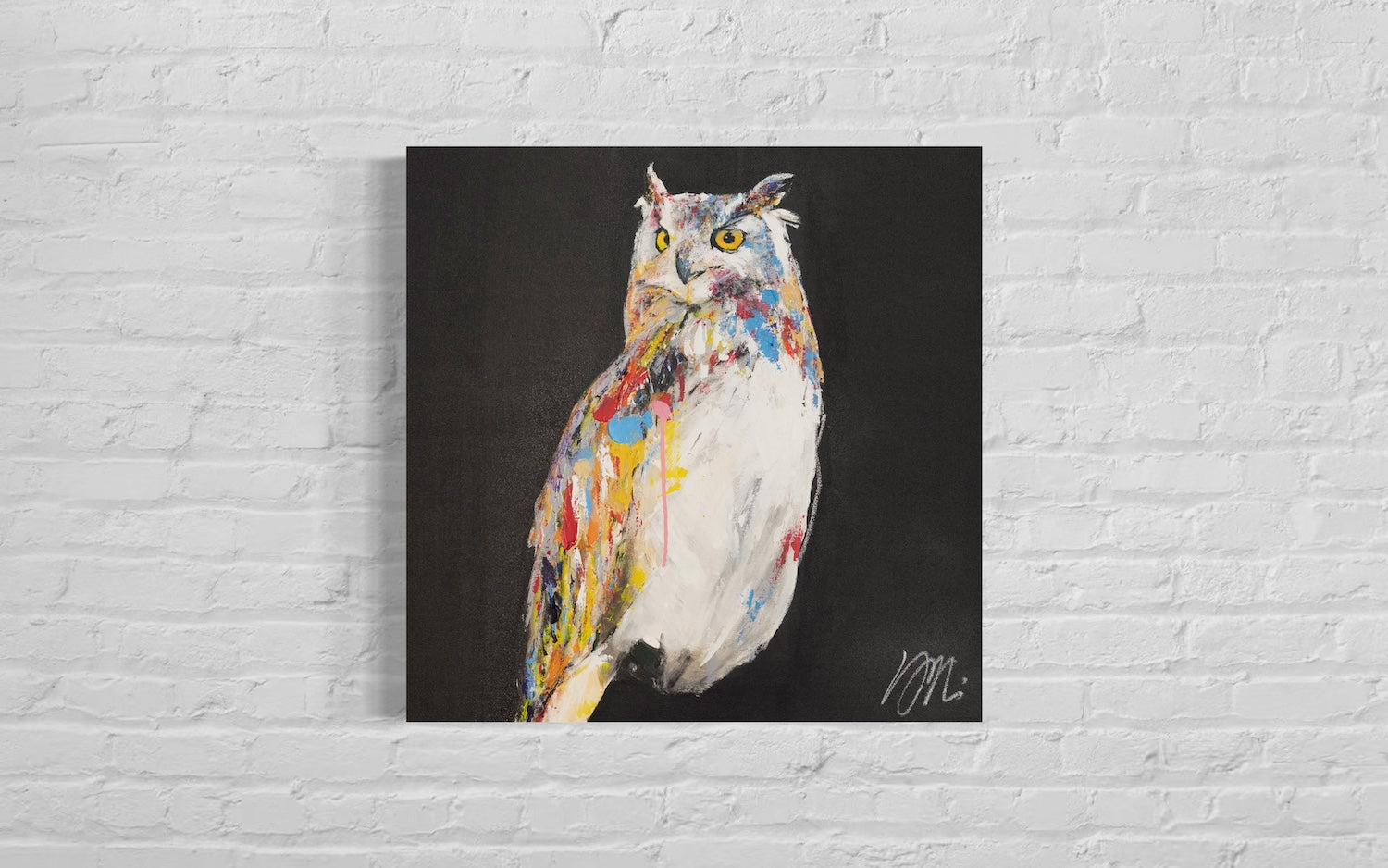 owl contemporary painting art