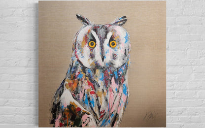 owl contemporary painting art