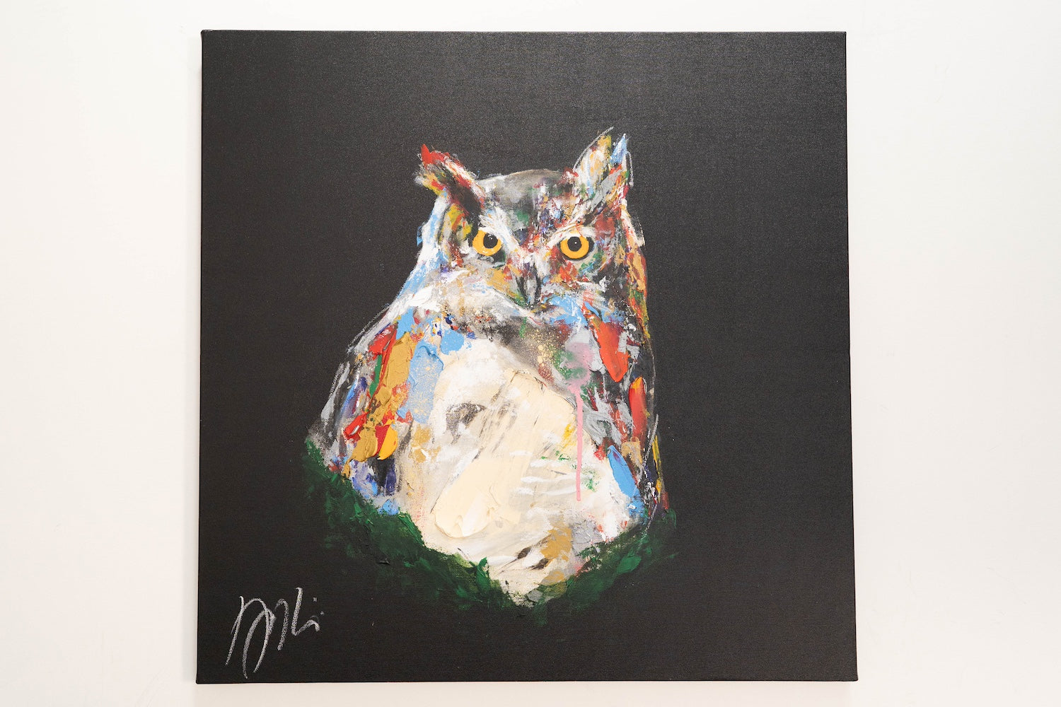 owl contemporary painting art