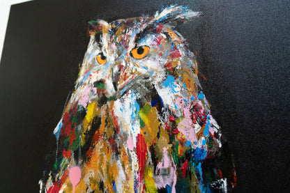 owl contemporary painting art