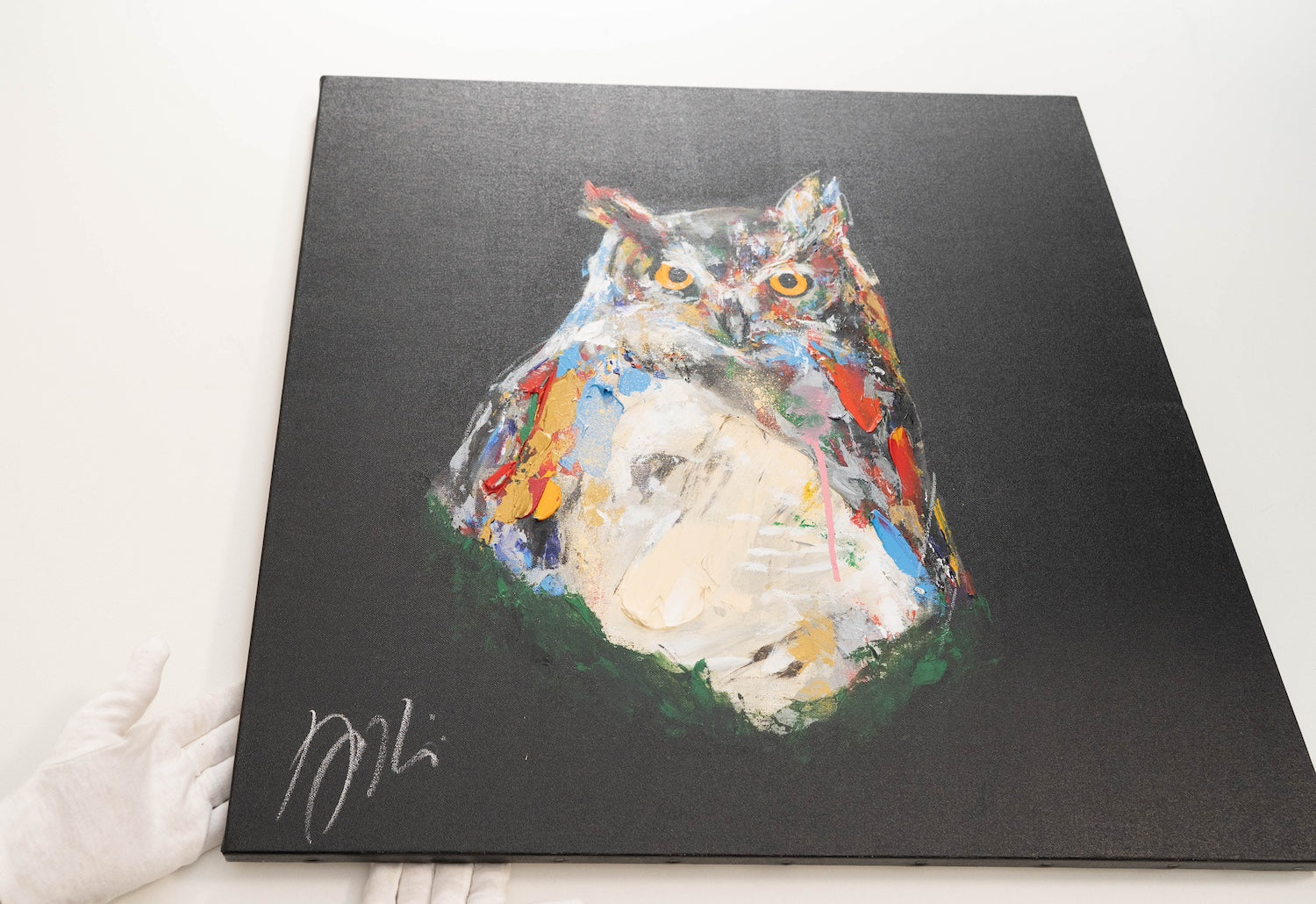owl contemporary painting art