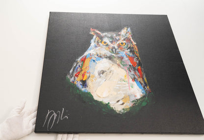 owl contemporary painting art