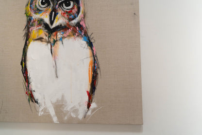 Owl contemporary painting art