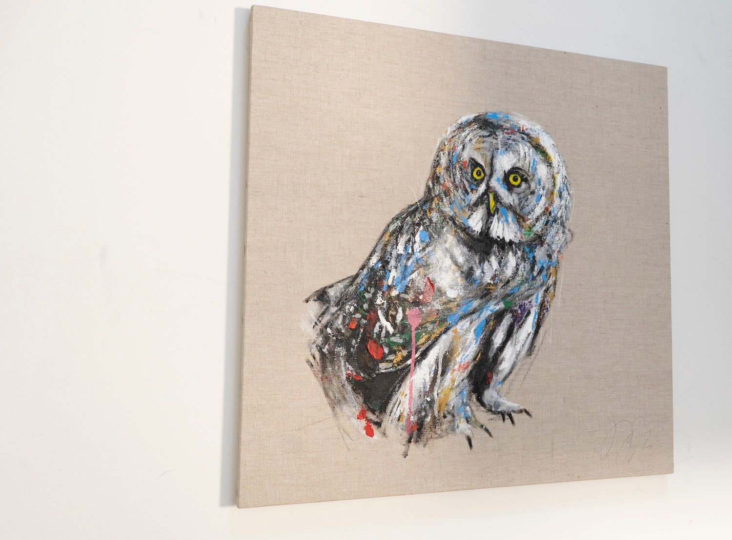 owl contemporary painting art