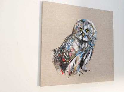 owl contemporary painting art