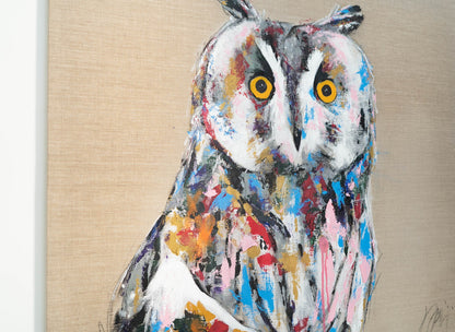 owl contemporary painting art
