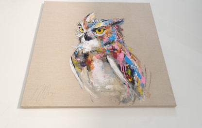owl contemporary painting art