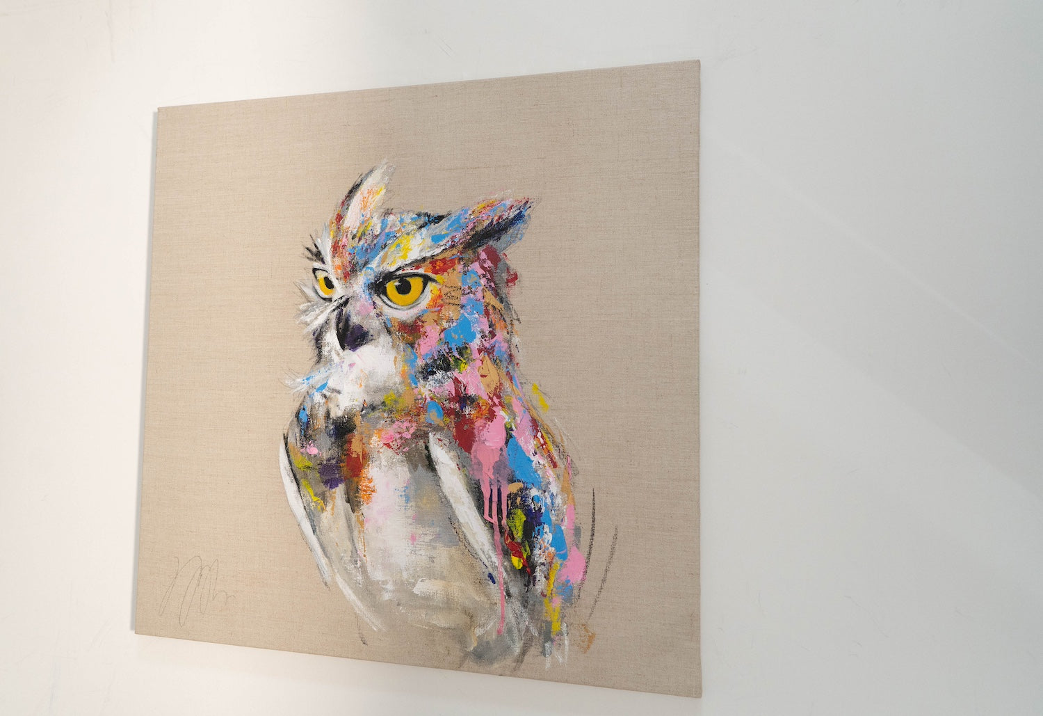 owl contemporary painting art