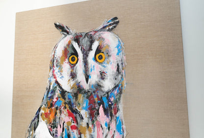 owl contemporary painting art