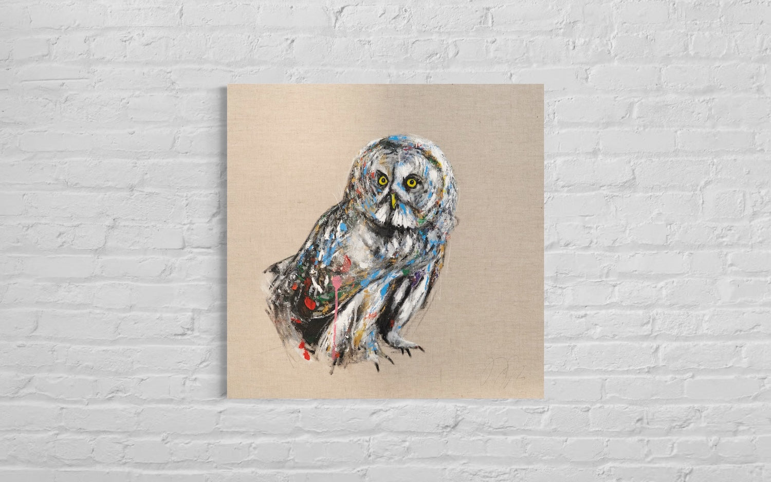 owl contemporary painting art
